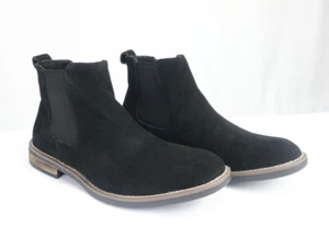 Bruno Marc Herren Chelsea Stiefeletten Zum Überziehen Wildleder Leder Blau Gr. 7 - Bild 1 von 13