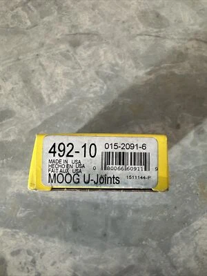 Moog Precision 492-10 Universal Joint U-Joint Strap Kit 3-70-58X 015-2091-6 - Image 1 of 3