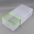Stackable Simple Style Clear Plastic Shoe Box Home Storage Boxes Office 1721 Re