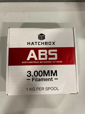 HATCHBOX ABS 3D Printer Filament, +/- 0.05 mm, 1 kg Spool, 3mm, GLOW IN THE DARK - Image 1 of 2