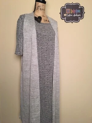LuLaRoe Light Gray Joy Sweater Vest Size S Small - Image 1 of 4