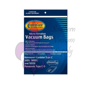 KENMORE TYPE C VACUUM BAGS FOR MODELS 5055, 50557 AND 50588 - Picture 1 of 1