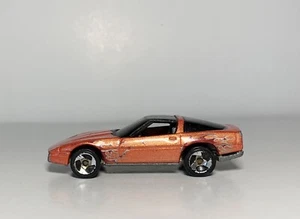 Hot Wheels 1980 Orange Corvette - Malaysia - used, 1982 release. Metal Base Vtg - Picture 1 of 6