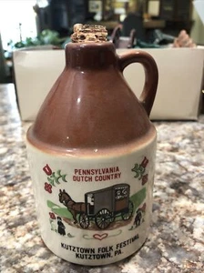 5” Tall Mini Jug PA Dutch Country Kutztown Folk Fest, Made In USA. - Picture 1 of 12