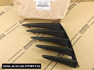 Lexus RC350 RC200T RC300 (2015-2018) OEM RH Pass. PARAGOLPES TRASERO LATERAL REJILLA VENTILACIÓN Foto 1 de 2