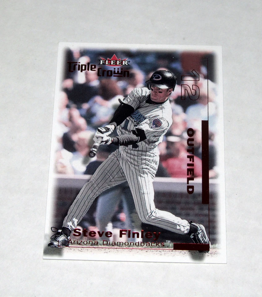2001 Fleer Triple Crown Red Parallel 86 Steve Finley (#/280)  $.99 Shipping! - Image 1 of 1