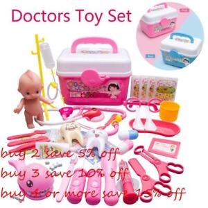 Toys Role-Playing Games Doctors Toy Set Medical Kit Kids Toys Nurse Dentist Kit