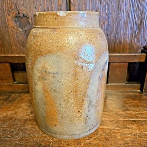 Antique Salt Glazed Stoneware Pickling/Canning Jar - Picture 1 of 9