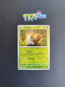 JCC Pokémon Grubbin Fuerzas Temporales 018/162 Holograma Inverso Casi Nuevo - Imagen 1 de 3