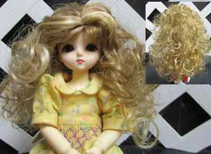 Doll Wig "Dorian"Size 6/7 in Light Ginger Golden Blonde - Factory Sample 10% Off - Picture 1 of 2