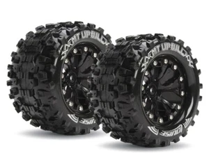 LOUISE MT-Uphill Reifen soft Felge schwarz 1/2 Offset 12mm Stadium Truck ... - Bild 1 von 1