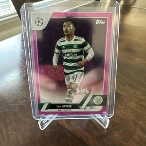2023 Topps UEFA Club Competitions REO HATATE Pink Sparkle #36 - Picture 1 of 2