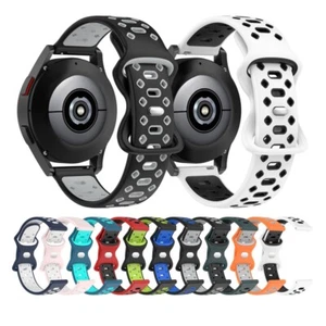 Dual Color Bracelet for GalaxyWatch 5 pro Adjustable Silicone Wear-resist Strap - Picture 1 of 9
