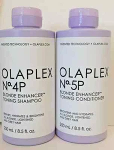 Olaplex No. 4P & No. 5P BLONDE ENHANCER Shampoo & Conditioner 8.5 oz DUO SET - Picture 1 of 2