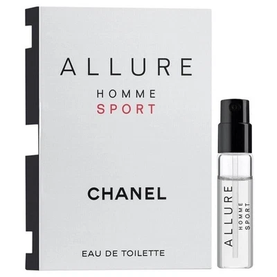 Auténtico Chanel Allure Homme Sport EDT Spray Muestra 1.5ml / 0.05oz Foto 1 de 2