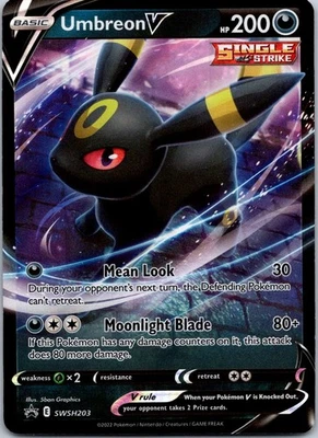Black Star Promo Umbreon V SWSH203 Promo SWSH: Sword & Shield Promo Cards - Image 1 of 2
