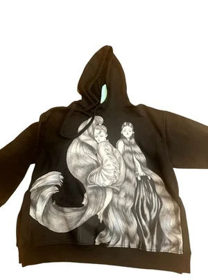 Sudadera con Capucha Zara Mujer en Arte Gráfico Cápsula Edición Limitada Talla M Foto 1 de 4