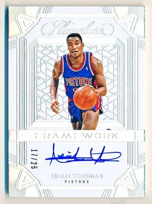 2024-25 Flawless Isiah Thomas Framework Signatures Auto #FRM-IST (17/25) Foto 1 de 2