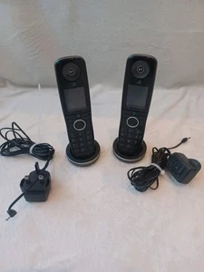 Telefono domestico digitale BT Advanced doppio telefono con Alexa voce HD integrata nero - Foto 1 di 4