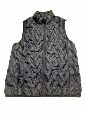 Tangerine Puffer Vest Women's Large Navy Blue Stretch Running Hiking Lightweight - Image 1 of 4