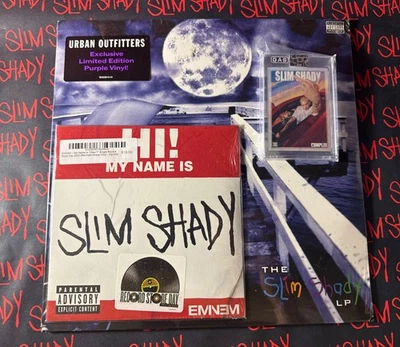EMINEM The Slim Shady LP Records Vinyl Purple  x Gas Complex Card - Image 1 of 4
