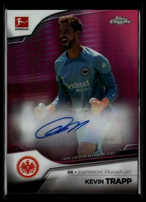 2022-23 Topps Chrome Bundesliga #BCA-KT Kevin Trapp Auto Magenta Refractor #/150 - Image 1 of 2