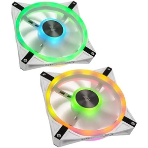 Lüfter CORSAIR 140*140*25 QL140 RGB LED Fan WHITE, Dual - Bild 1 von 9