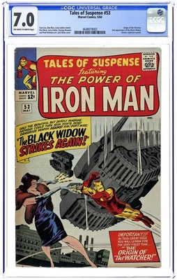 Tales of Suspense #53 CGC 7.0 1964 4648079002 SEGUNDA APLICACIÓN. Black Widow Foto 1 de 2