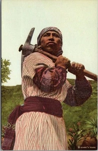 GUATEMALA Postal "48 - NIÑO INDIO, San Martín Chile Verde" Curteich Lino 1940 - Imagen 1 de 2