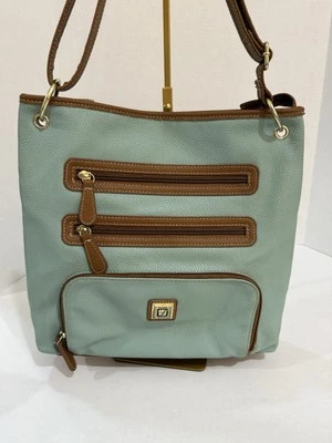 STONE MOUNTAIN Cornwall Sophia Hobo Shoulder Bag Purse Seafoam Tan MSRP $169 - Image 1 of 4