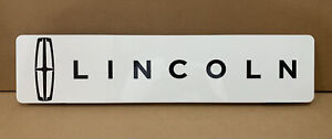 Lincoln Car Sign Flange Metal Garage Wall Decor Gas Oil Tools Parts Tire Garage