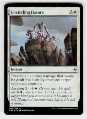 Battle for Zendikar #23 Encircling Fissure FOIL - Image 1 of 2