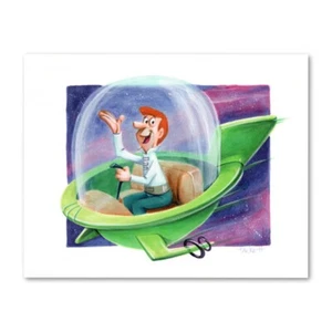 Signiertes THE JETSONS CAR Poster Druck Wandbild 11x14 ungerahmt - Bild 1 von 4