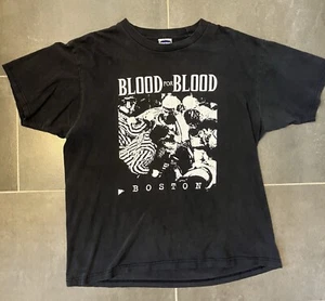 Vintage Blood for Blood T-Shirt Boston Hardcore NYCH Punk 90s 2000s Rare Size L - Picture 1 of 3