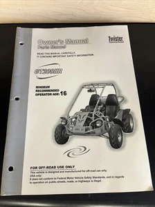 Twister Hammerhead GT200IIR Go Cart Go Kart Owner's Manual / Parts Manual - Picture 1 of 5