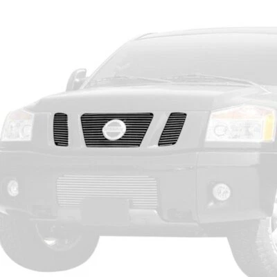 REJILLA PRINCIPAL CW Pulida Billet 3 piezas emblema OE muestra para Nissan Titan 2008-2014 Foto 1 de 3