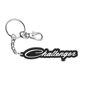 Dodge Challenger Classic Laser Cut Full-Color Printing Acrylic Charm Key Chain - Picture 1 of 4