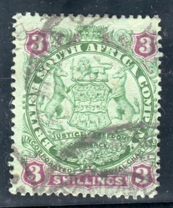 QV Rhodesia 1896-97 sello 3 chelines muy bueno sg;36 CAT £42 - Imagen 1 de 1