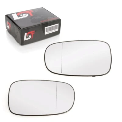 Specchietto Vetro Set Asferico Riscaldato Sinistra Destra per Saab 9-3 9-5 93 95 - Immagine 1 di 4