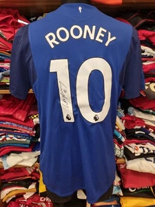 #10 CAMISETA ROONEY EVERTON 2017/2018 TALLA L CAMISETA FIRMADA (y213) - Imagen 1 de 7