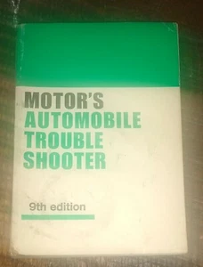 VINTAGE 1970 MOTOR'S AUTOMOBILE TROUBLE SHOOTER BOOK - Picture 1 of 2