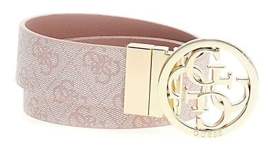 GUESS Noelle Nolana Belt W85 Gürtel Dusty Rose altrosa creme Neu - Bild 1 von 4