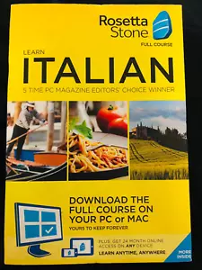 Rosetta Stone - Italian Full Course Online Subscription with Download - Picture 1 of 3
