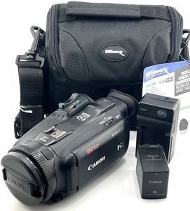 Canon Vixia HF G40 Video Camcorder 1080p HD 20x Zoom WiFi Near Mint - Picture 1 of 16
