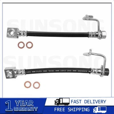 Гидравлический шланг заднего левого и правого тормоза Sunsong для Dodge Ram 1500 2006~2008 2 штуки - Изображение 1 из 4