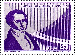 1330 Italia MNH 1970 Mercadante compositore musicista musica classica - Foto 1 di 1