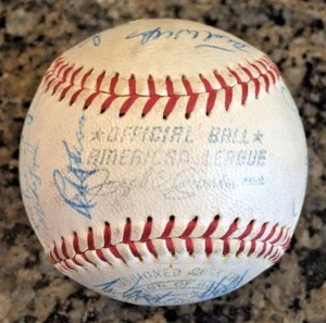 1960 Cleveland Indians Team Signed OAL Cronin Baseball PSA LOA - Picture 1 of 7