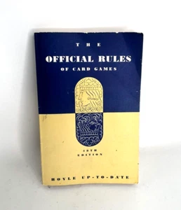 The Official Rules of Card Games 48th Edition Hoyle-up-to-date 1952 Vintage - Picture 1 of 5