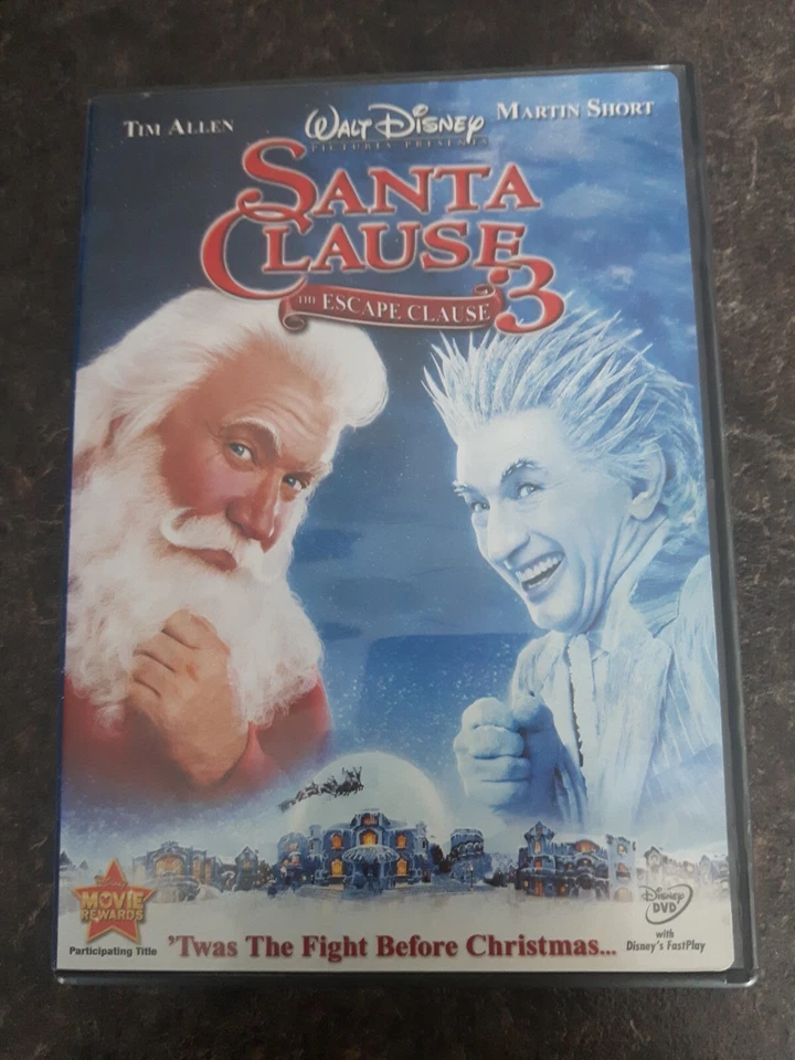Santa Clause 3 The Escape Clause 2007 DVD Movie Widescreen Good Condition - Image 1 of 2