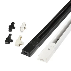 6/10Pcs 0.5Meter L type Rigid Track Rail Hard Orbit Strip Connector For LED Lamp - Picture 1 of 14